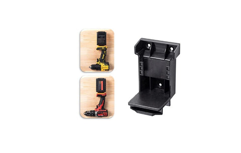 Dewalt Milwaukee 2in1 Power Tool & Battery Wall Holder Storage Rack Hanger