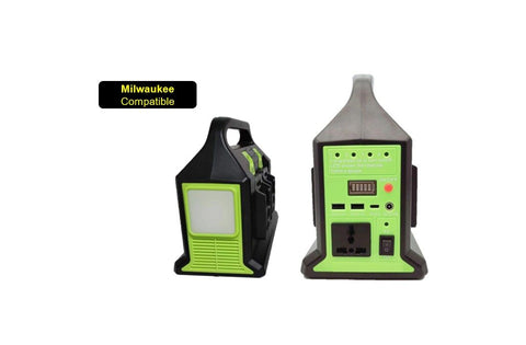Power Inverter Compatible with Milwaukee 18v Battery To AC 230V Supply