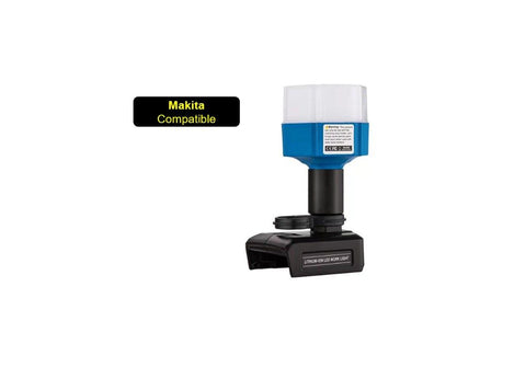 12W Lamp Compatible Makita LED Flashlight E27 Lights Adapter Latern