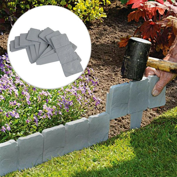 Garden Border Edging Fence Lawn Edge Landscape Yard Fence 2.5M