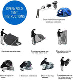 Camping Tent Pop Up Tent Fits 3-4 People