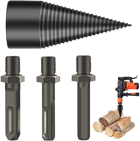 Log Firewood Wood Splitter Drill Bits
