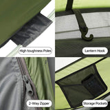 Camping Tent Pop Up Tent Fits 3-4 People