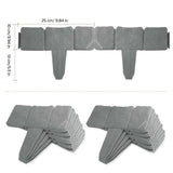 Garden Border Edging Fence Lawn Edge Landscape Yard Fence 2.5M