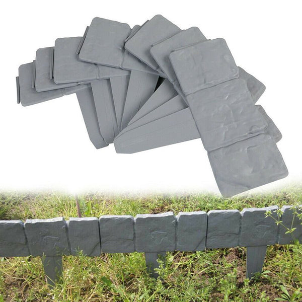 Garden Border Edging Fence Lawn Edge Landscape Yard Fence 2.5M