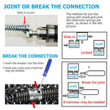 Plumber Drain Snake Pipe Pipeline Sewer Cleaner 12M 6 Drill Bit Tool