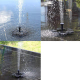 Floating Solar Powered Pond Garden Water Pump Fountain Bird Bath