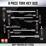 T-Handle allen wrench set 16 Pcs
