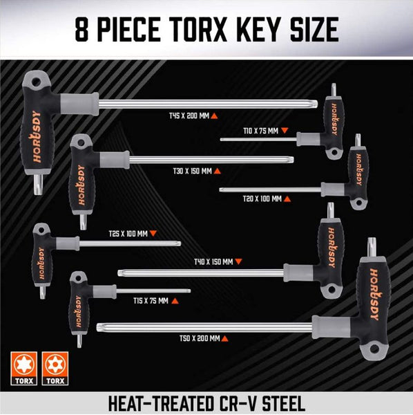T-Handle allen wrench set 16 Pcs