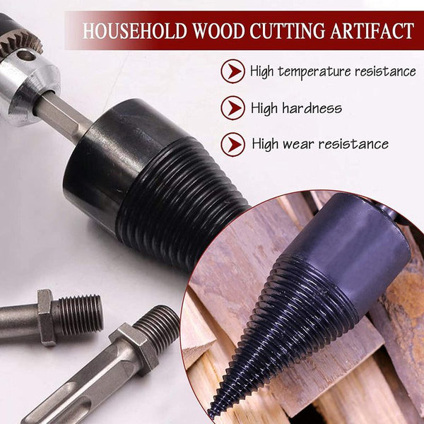 Log Firewood Wood Splitter Drill Bits