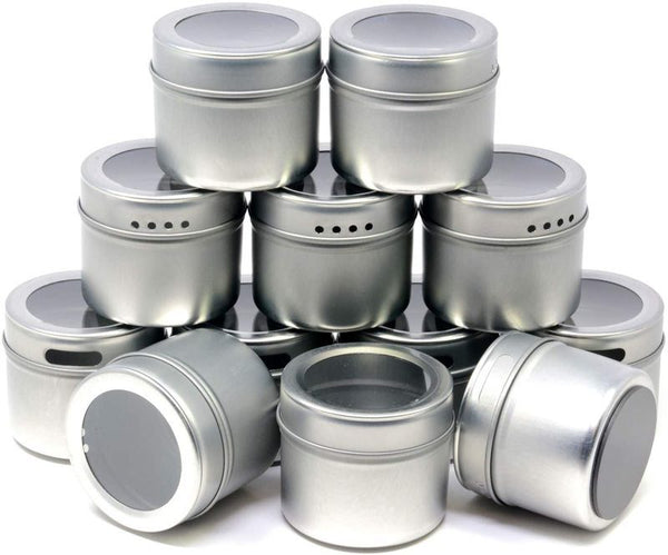 Food Storage Magnetic Containers Spice Jars