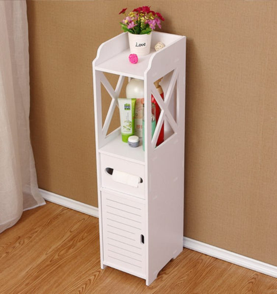 Bathroom Storage Cabinet Toilet Paper Organiser