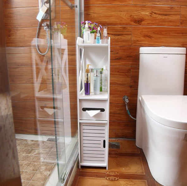 Bathroom Storage Cabinet Toilet Paper Organiser
