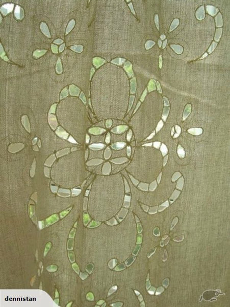 A PAIR 1.8M*2.6M French Country Crochet Curtains