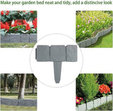 Garden Border Edging Fence Lawn Edge Landscape Yard Fence 2.5M
