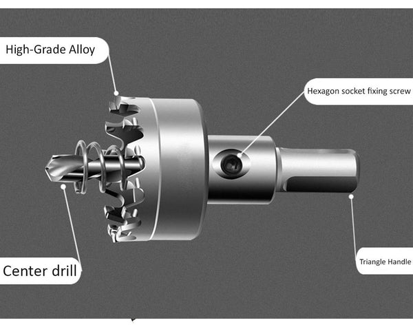 5-Size Titanium Hole Cutter Set 16mm-30mm
