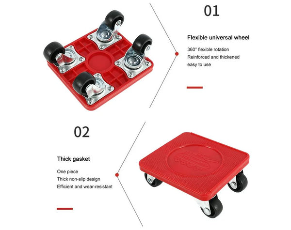 Furniture Movers with Wheels & Furniture Lifter Set