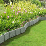 Garden Border Edging Fence Lawn Edge Landscape Yard Fence 2.5M