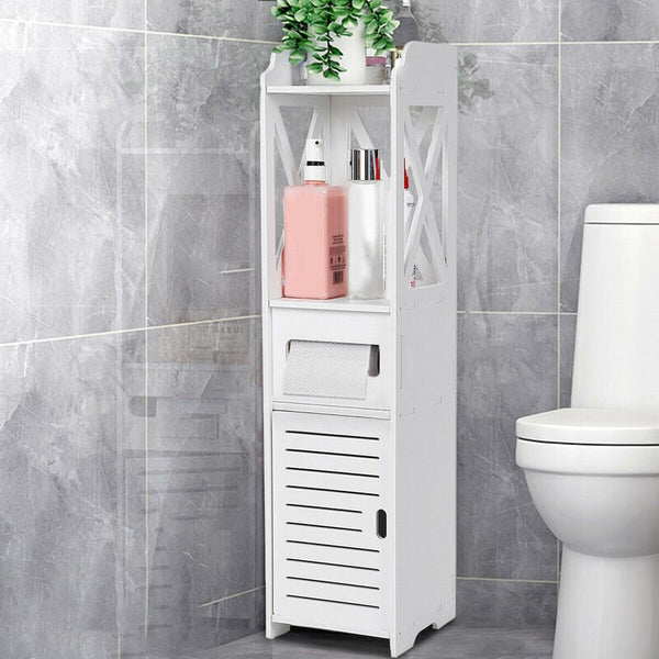 Bathroom Storage Cabinet Toilet Paper Organiser