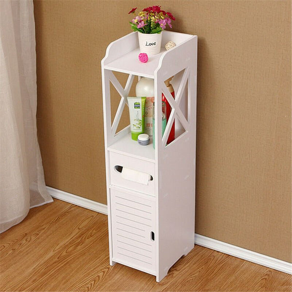 Bathroom Storage Cabinet Toilet Paper Organiser