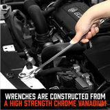 Wrench Set Spanner Set 6Pc Long Flexible Ratchet