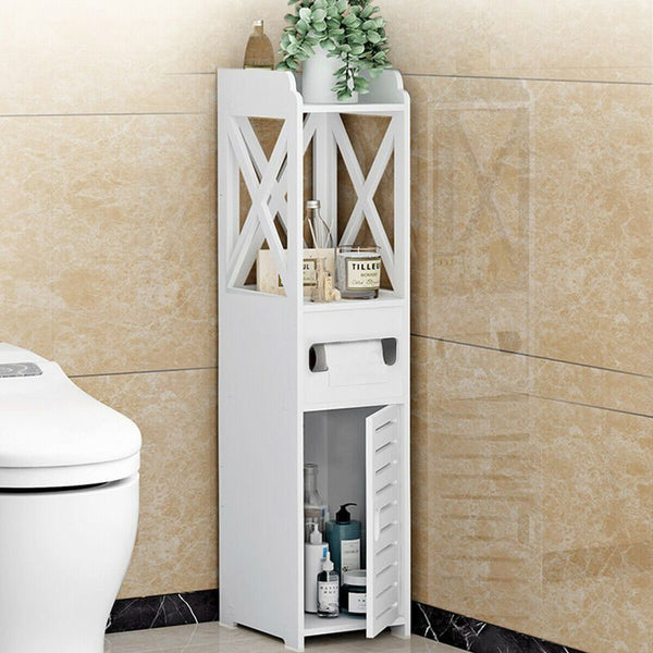 Bathroom Storage Cabinet Toilet Paper Organiser