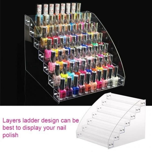 Cosmetic Organiser Nail Polish Storage Rack Stand