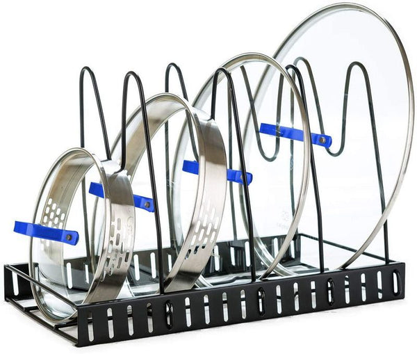 Kitchen Organiser Rack Pot Pan Cookware Lid Holder