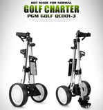 PGM Portable Golf Trundler Cart Push-pull Golf