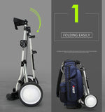 PGM Portable Golf Trundler Cart Push-pull Golf