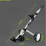PGM Portable Golf Trundler Cart Push-pull Golf