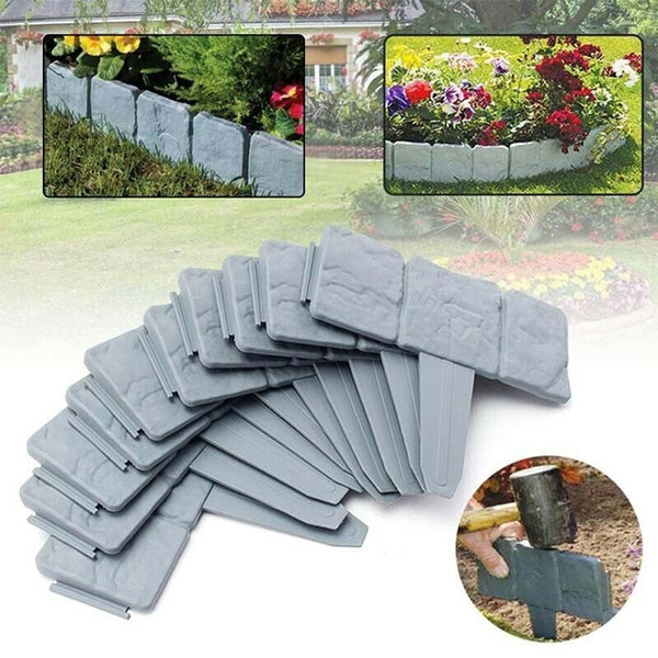 Garden Border Edging Fence Lawn Edge Landscape Yard Fence 2.5M