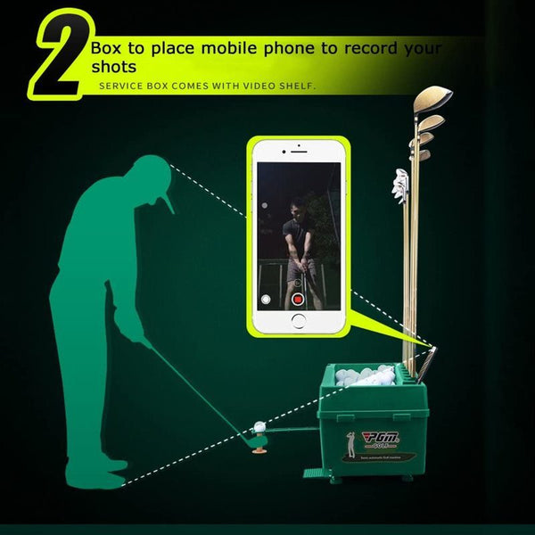 Golf ball pitching machine