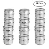 Food Storage Magnetic Containers Spice Jars