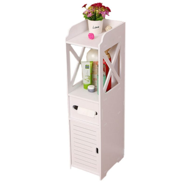 Bathroom Storage Cabinet Toilet Paper Organiser
