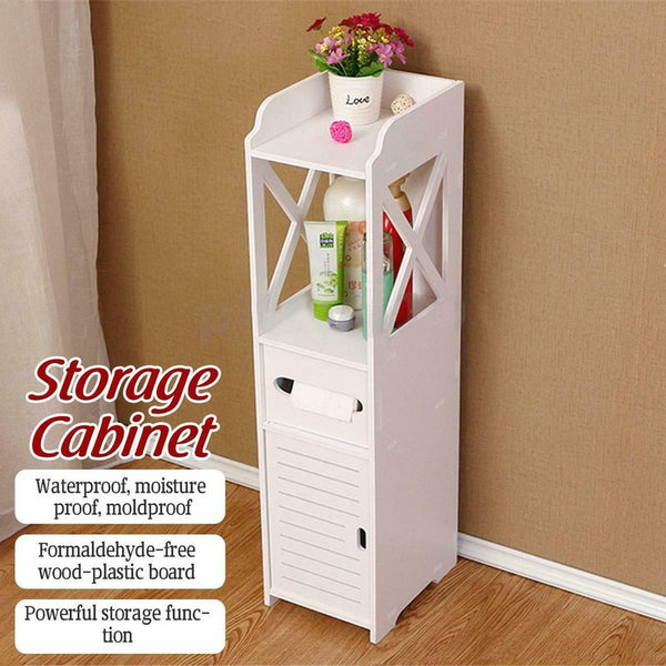 Bathroom Storage Cabinet Toilet Paper Organiser