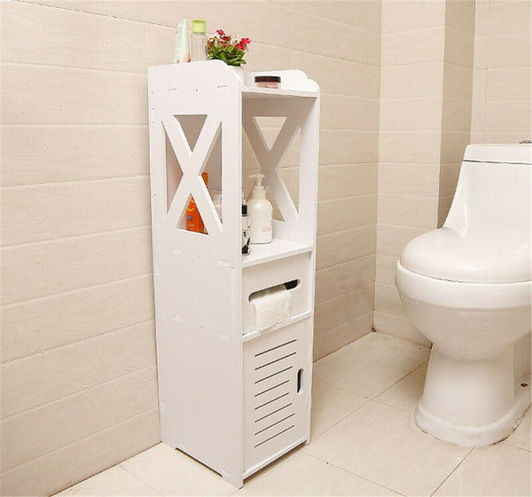 Bathroom Storage Cabinet Toilet Paper Organiser
