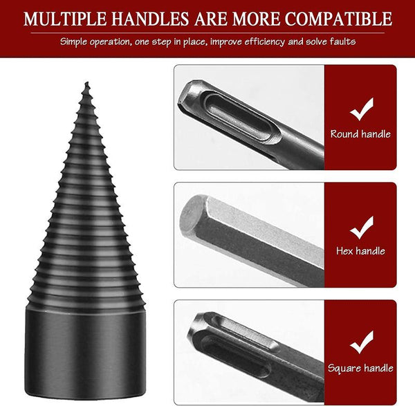 Log Firewood Wood Splitter Drill Bits