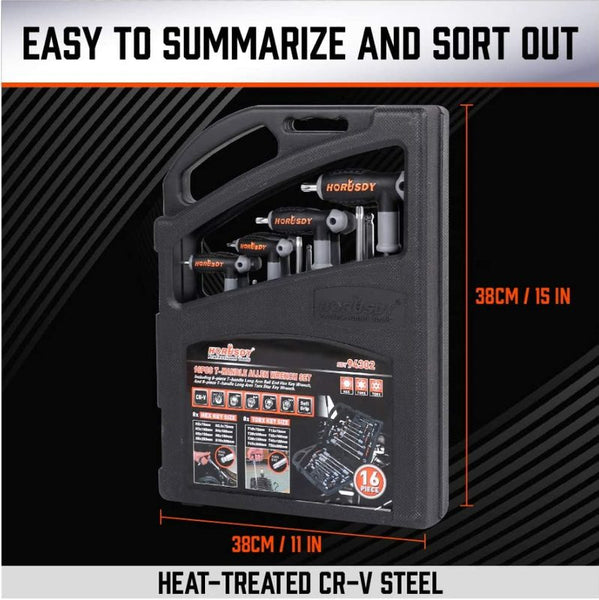 T-Handle allen wrench set 16 Pcs
