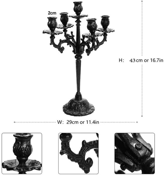 Candle Holder Cast Iron