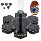 Floating Solar Powered Pond Garden Water Pump Fountain Bird Bath