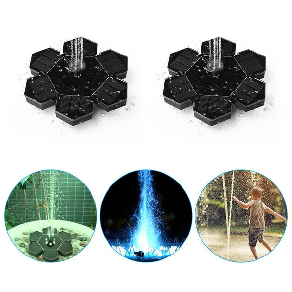 Floating Solar Powered Pond Garden Water Pump Fountain Bird Bath