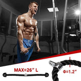 Fitness Pulley Cable System Biceps Triceps Home Gym Strength Training