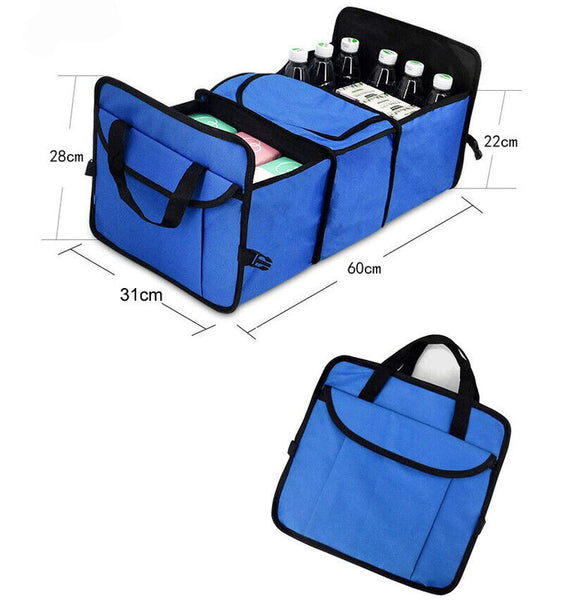 Car Boot Organiser Box -Blue