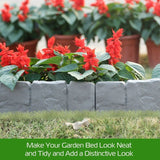 Garden Border Edging Fence Lawn Edge Landscape Yard Fence 2.5M