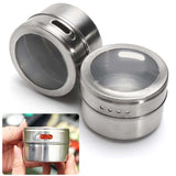 Food Storage Magnetic Containers Spice Jars