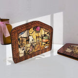 Jesus Nativity Puzzle Wood Burned Design Wooden Home Decoration L