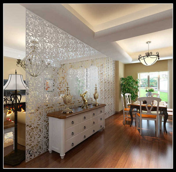 Wall Hanging Room Divider Screens Partition White