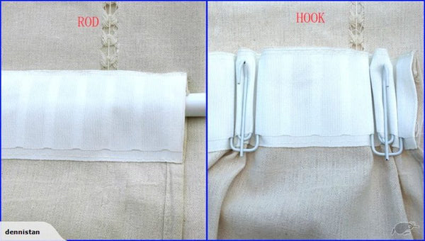 A PAIR 1.8M*2.6M French Country Crochet Curtains