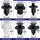 Panel Clips Bumper Fender Fastener Push Rivets